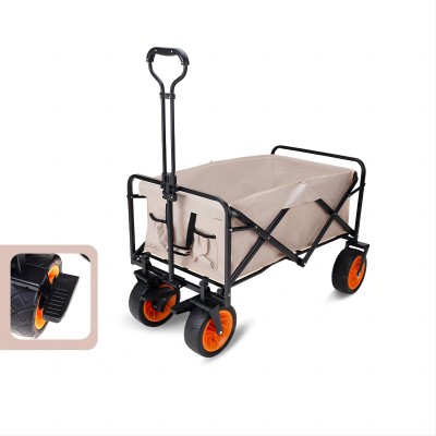 camping wagon trolley wide wheel