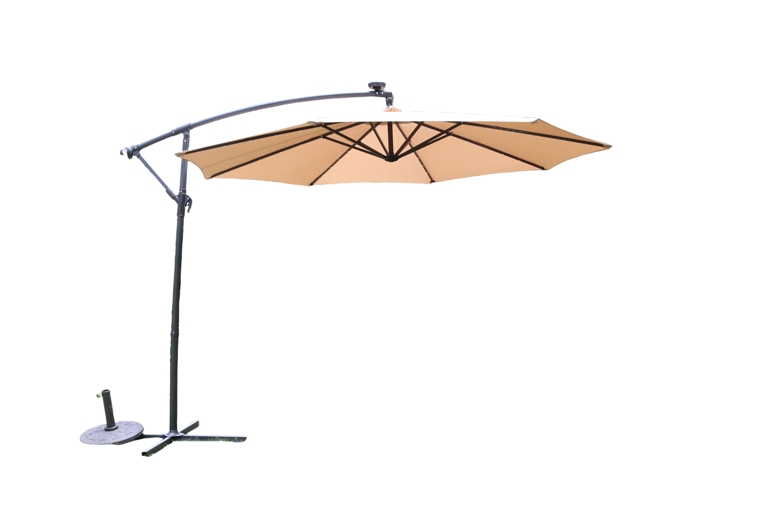 Patio Banana Umbrella Spot Goods Charcoa